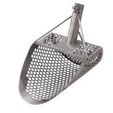 CKG Titanium Sand Scoop, 1.5mm Titanium with 10mm Hex Holes front side view