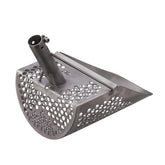 CKG Titanium Sand Scoop, 1.5mm Titanium with 10mm Hex Holes back side view