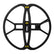 Black metal detector coil with visible branding on a white background