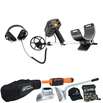 Fisher CZ-21 Metal Detector with 10.5" Concentric Waterproof Search Coil Starter Package