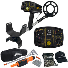 Fisher CZ-21 Metal Detector with 8" Concentric Waterproof Search Coil Pro Package