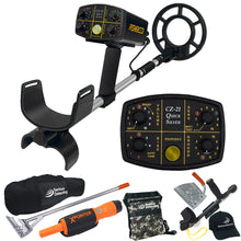 Fisher CZ-21 Metal Detector with 8" Concentric Waterproof Search Coil Complete Package