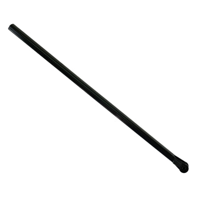 XP S-Telescopic carbon fiber lower stem collapsed to 21 inches with quick-lock collars for Deus and ORX detectors