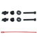 XP Hardware Kit for D01HF and DELLHF Coils for Carbon Fiber D03-C Pole