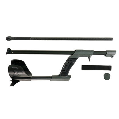 XP S-Telescopic Stem with lower stem assembly and padded arm cup for Deus II metal detector