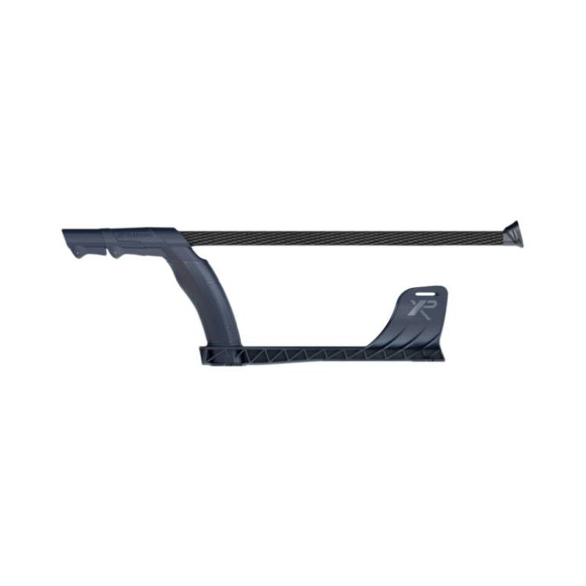 Close-up of the XP S-Telescopic Lite handle, armrest, and carbon middle stem