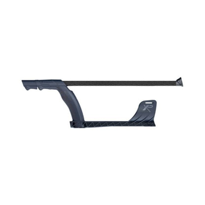 Close-up of the XP S-Telescopic Lite handle, armrest, and carbon middle stem