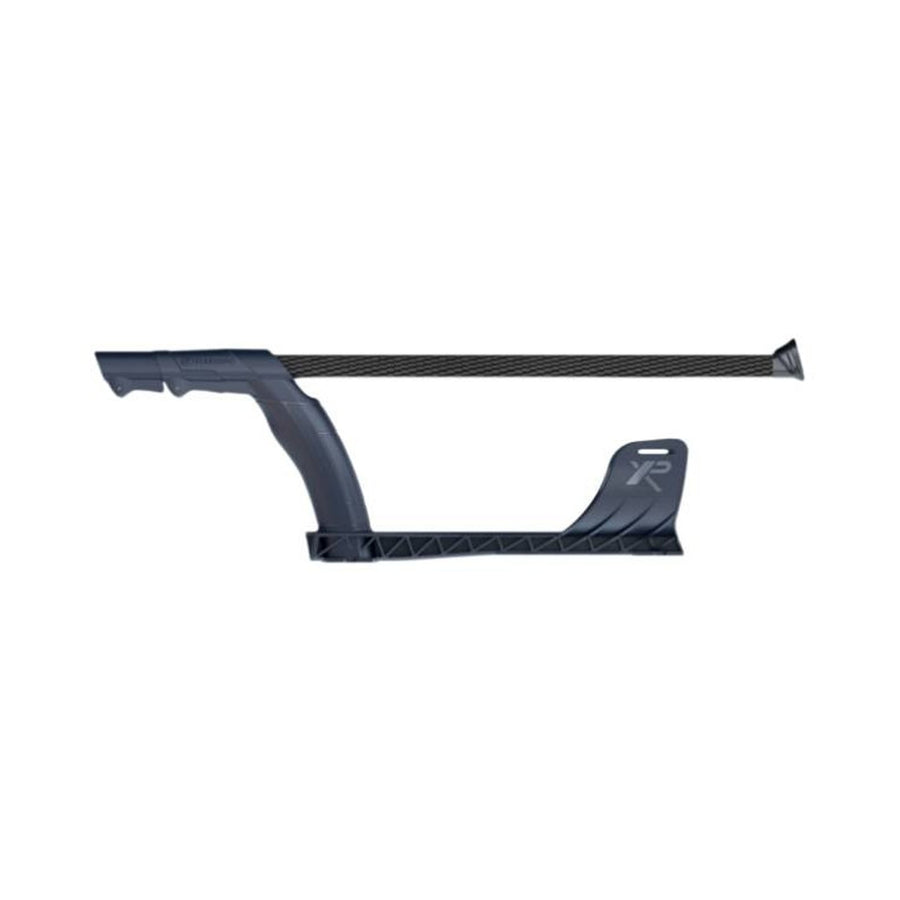 Close-up of the XP S-Telescopic Lite handle, armrest, and carbon middle stem