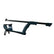 XP D044LITE-B shaft assembly without lower rod, showing black stem and a dark blue camlock, a footrest, and strap shown against a plain white background.