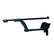 XP D044LITE-B shaft assembly without lower rod, showing black stem and a dark blue camlock, a footrest, and strap shown against a plain white background.