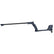 XP D044LITE-B shaft assembly without lower rod, showing black stem and a dark blue camlock, and a footrest shown against a plain white background.