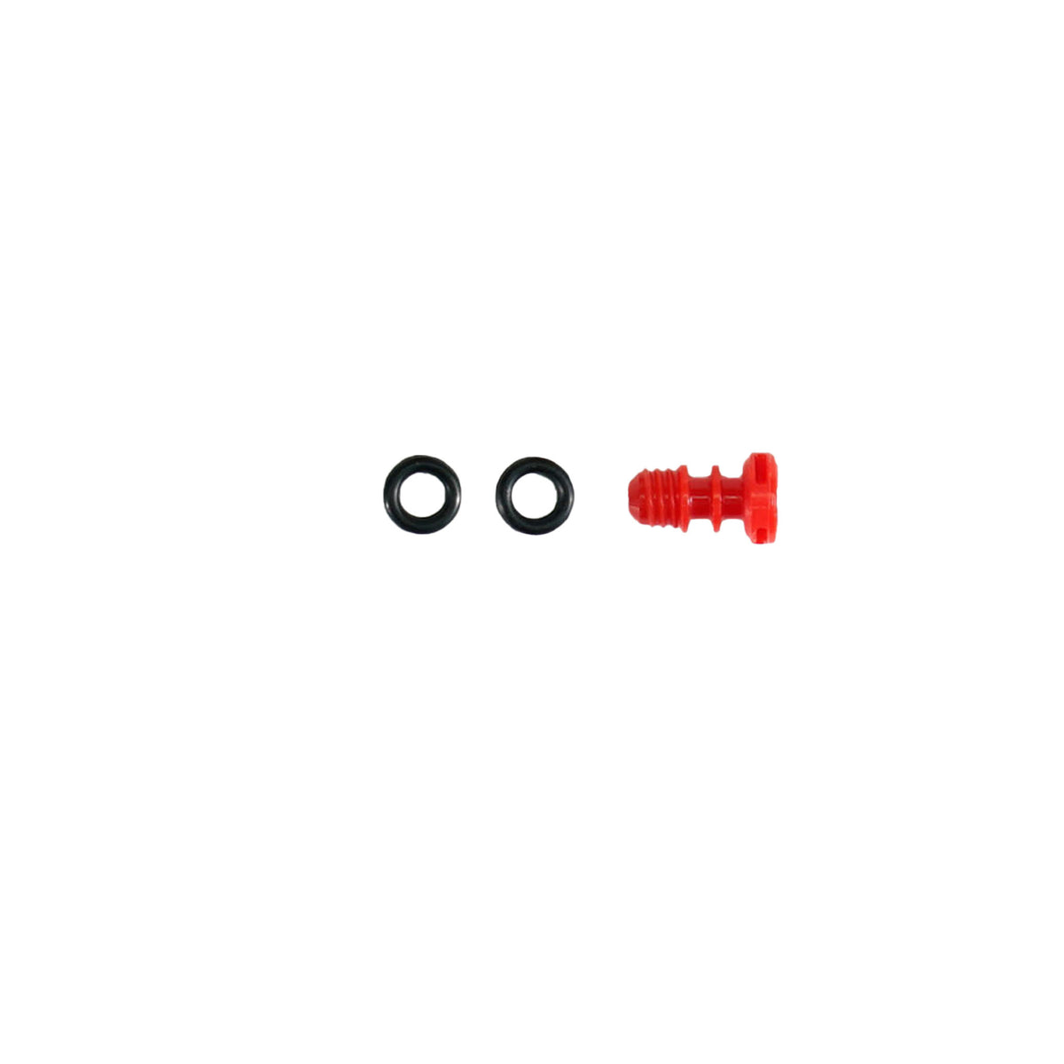 Red plug with 2 self gripping tape