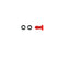 Red plug with 2 self gripping tape