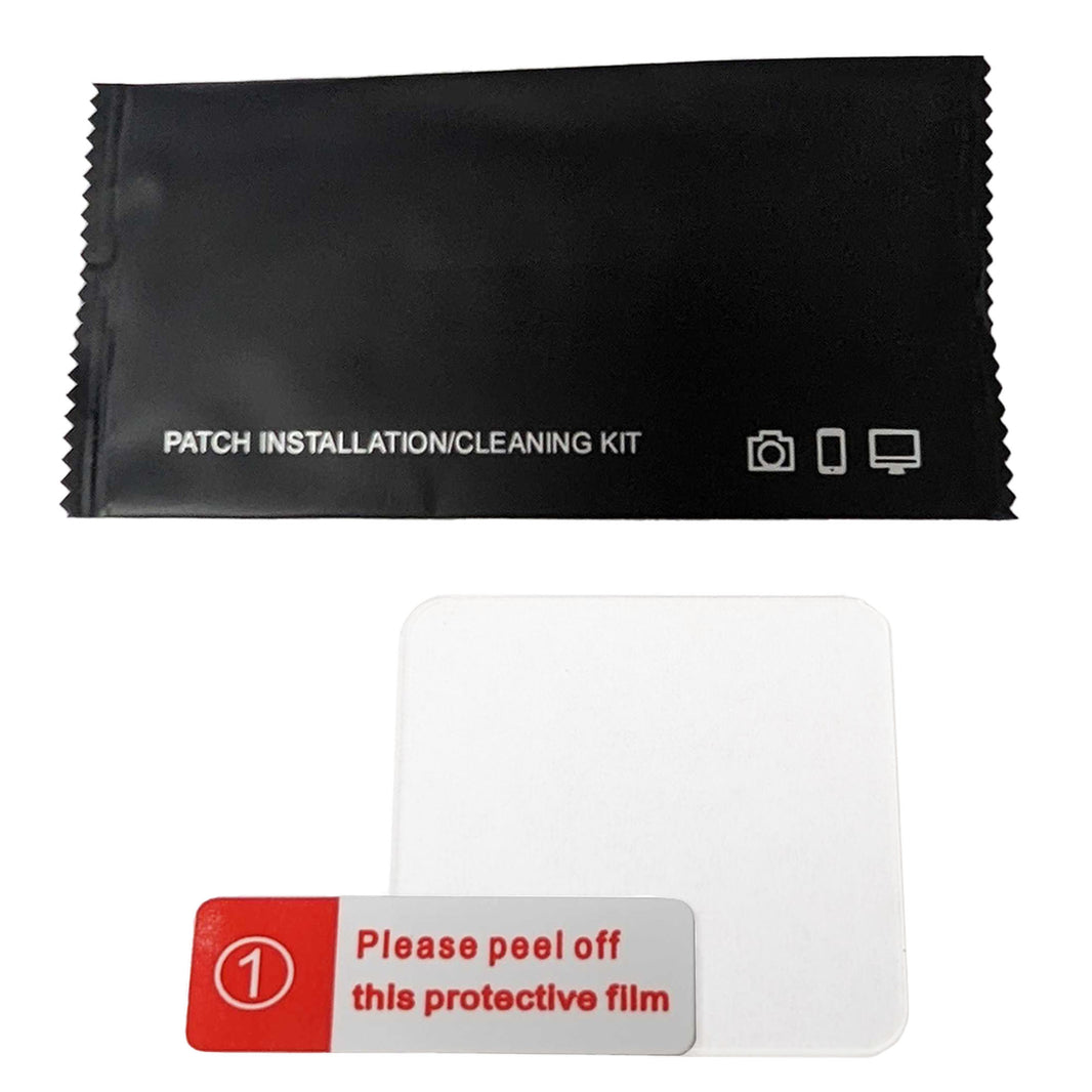 XP WS6 tempered glass screen protector with microfiber cleaning cloth and installation kit for wireless headphone module