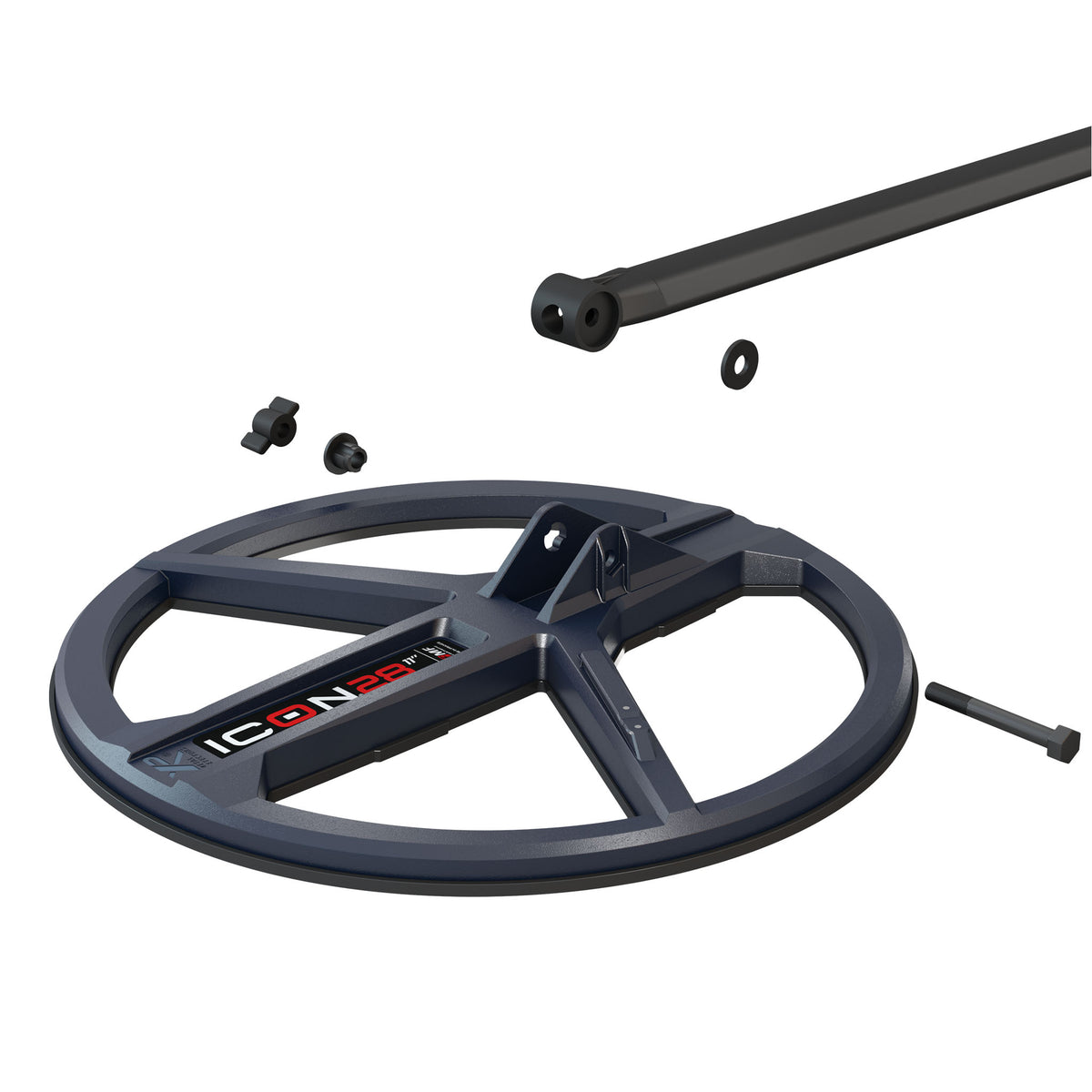 ICON FMF Coil with hardware and stem - black