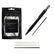 Composite Cleaning Pencil with Refills - black pencil with four white refills and two black