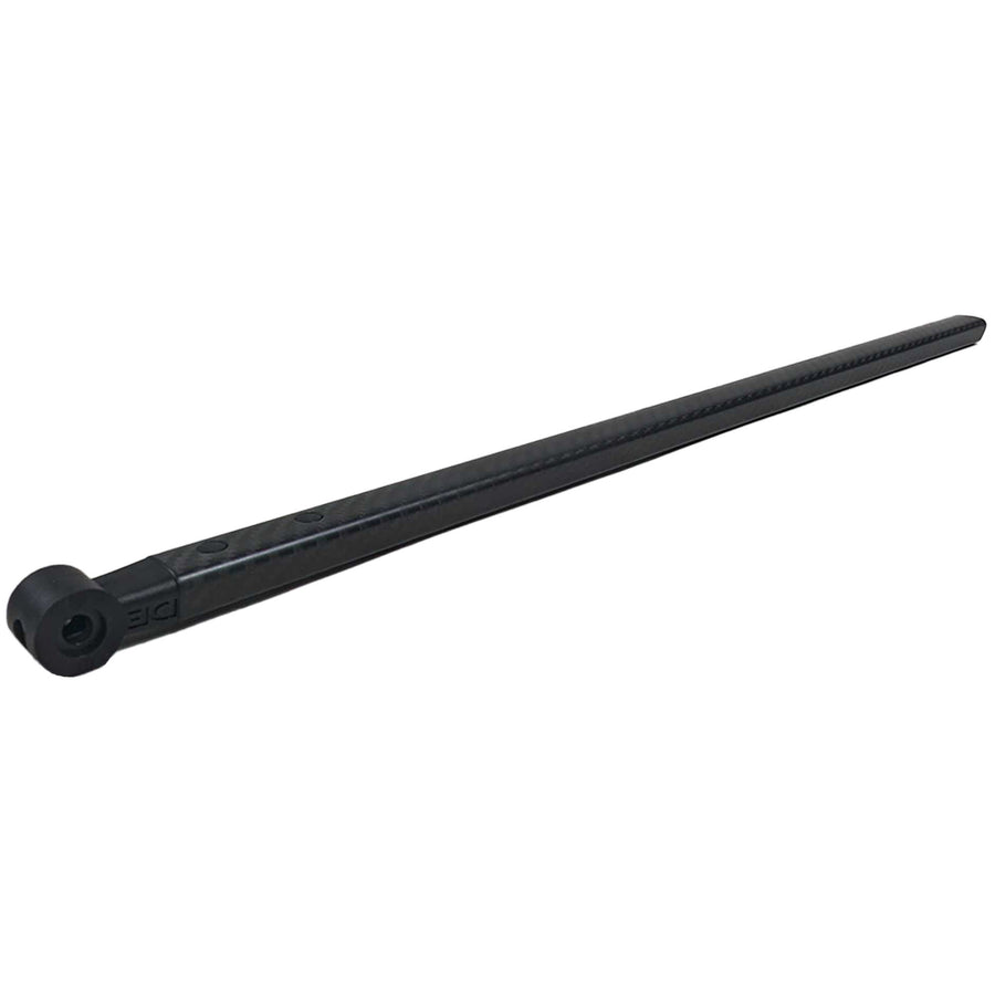 Side view of the Detect-Ed carbon fiber lower shaft for XP Deus and Deus II shown against a white background.