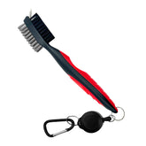 Detect-Ed Metal Detecting Finds Cleaning Brush with Carabiner and Retractable Lanyard