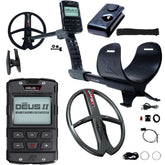 XP DEUS II Fast Multi Frequency RC Metal Detector with 9" FMF and 13" FMF Search Coils