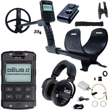 XP DEUS II Fast Multi Frequency RC Metal Detector with 9" FMF Search Coil AND WSA II-XL Headphones