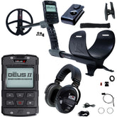 XP DEUS II Fast Multi Frequency RC Metal Detector with 9" FMF Search Coil AND WSA II-XL Headphones