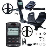 XP DEUS II Fast Multi Frequency RC Metal Detector with 9" FMF and 13" FMF Search Coils