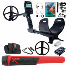 XP DEUS II Fast Multi Frequency RC Metal Detector with 9" FMF Search Coil Starter Package