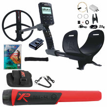 XP DEUS II Fast Multi Frequency RC Metal Detector with 11" FMF Search Coil Starter Package