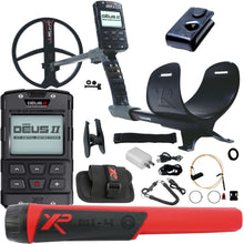 XP DEUS II Fast Multi Frequency RC Metal Detector with 11" FMF Search Coil Starter Package