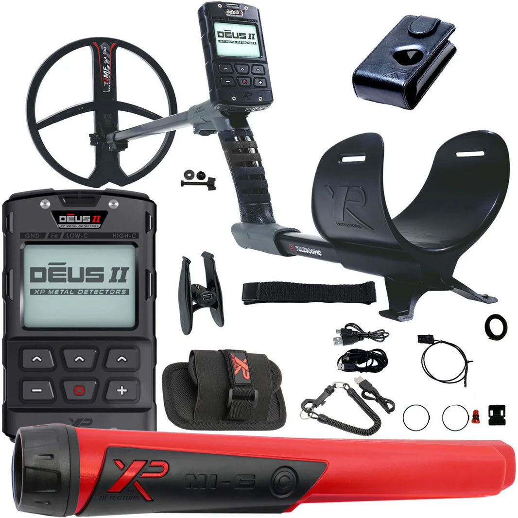 XP DEUS II RC with 11 inch FMF coil and MI-6 pinpointer