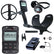 XP DEUS II metal detector complete kit with remote control, WS6 headphones, and 11-inch coil