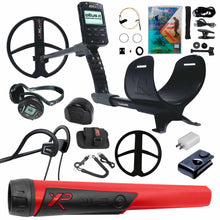 XP DEUS II Fast Multi Frequency RC + WS6 Metal Detector with 11" FMF Search Coil Dive Package + Pinpointer