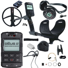 XP DEUS II Fast Multi Frequency RC + WS6 Metal Detector with 11" FMF Search Coil Dive Package