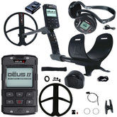 XP DEUS II Fast Multi Frequency RC + WS6 Metal Detector with 11" FMF Search Coil
