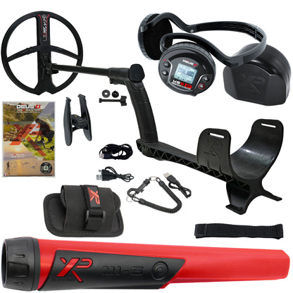 XP DEUS II with WS6 Stereo Headphones and MI-6 pinpointer

