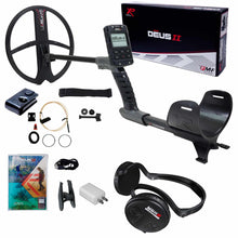 XP DEUS II Fast Multi Frequency RC Metal Detector with 13x11" FMF Search Coil AND WSA II Headphones