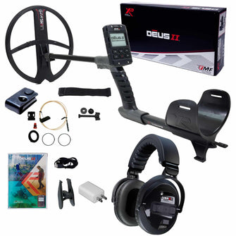 XP DEUS II Fast Multi Frequency RC Metal Detector w/ 13x11" FMF Search Coil AND WSA II-XL Headphones