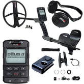 XP DEUS II Fast Multi Frequency RC Metal Detector with 13x11" FMF Search Coil AND WSA II Headphones