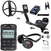 XP DEUS II Fast Multi Frequency RC + WSA ST Metal Detector with 13x11" FMF Search Coil