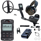 XP DEUS II Fast Multi Frequency RC + WSAXL-ST Metal Detector with 13x11" FMF Search Coil
