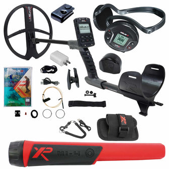 XP DEUS II Fast Multi Frequency RC + WS6 Metal Detector with 13x11" FMF Search Coil Starter Package