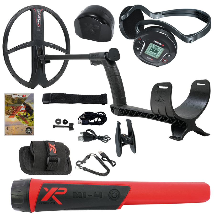 XP DEUS II WS6 Master Metal Detector with MI-4