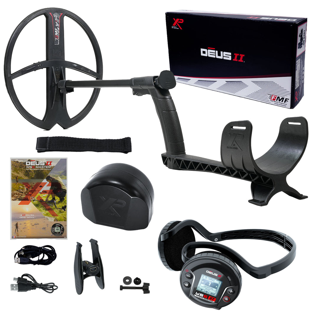 XP DEUS II WS6-ST Master Metal Detector with accessories