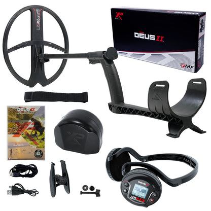 XP DEUS II WS6-ST Master Metal Detector with accessories