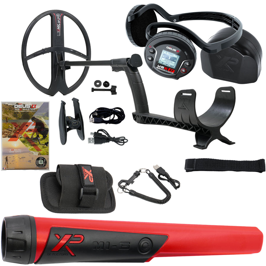 XP DEUS II WS6-ST Master metal detector with MI-6 pinpointer