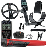 XP Deus Metal Detector with Remote and 9” X35 Search Coil Pro Starter Bundle MI-6 Pinpointer