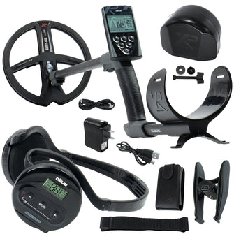 XP Deus Detector with Backphone Headphones, Remote, 9” X35 Search Coil (Open Box)