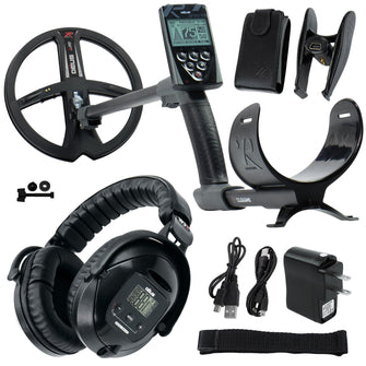 XP Deus Metal Detector with Full Sized Headphones, Remote and 9” X35 Search Coil (Open Box)