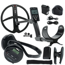 XP Deus Metal Detector with WS4 Wireless Headphones, Remote, 11” X35 Search Coil Open Box/Used