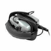 DetectorPro Amphibian II headphones showing foldable design and waterproof cable